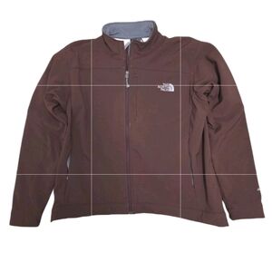 The North Face Apex Bionic Jacket Womens Size XL Burgundy Red Full Zip Coat Warm